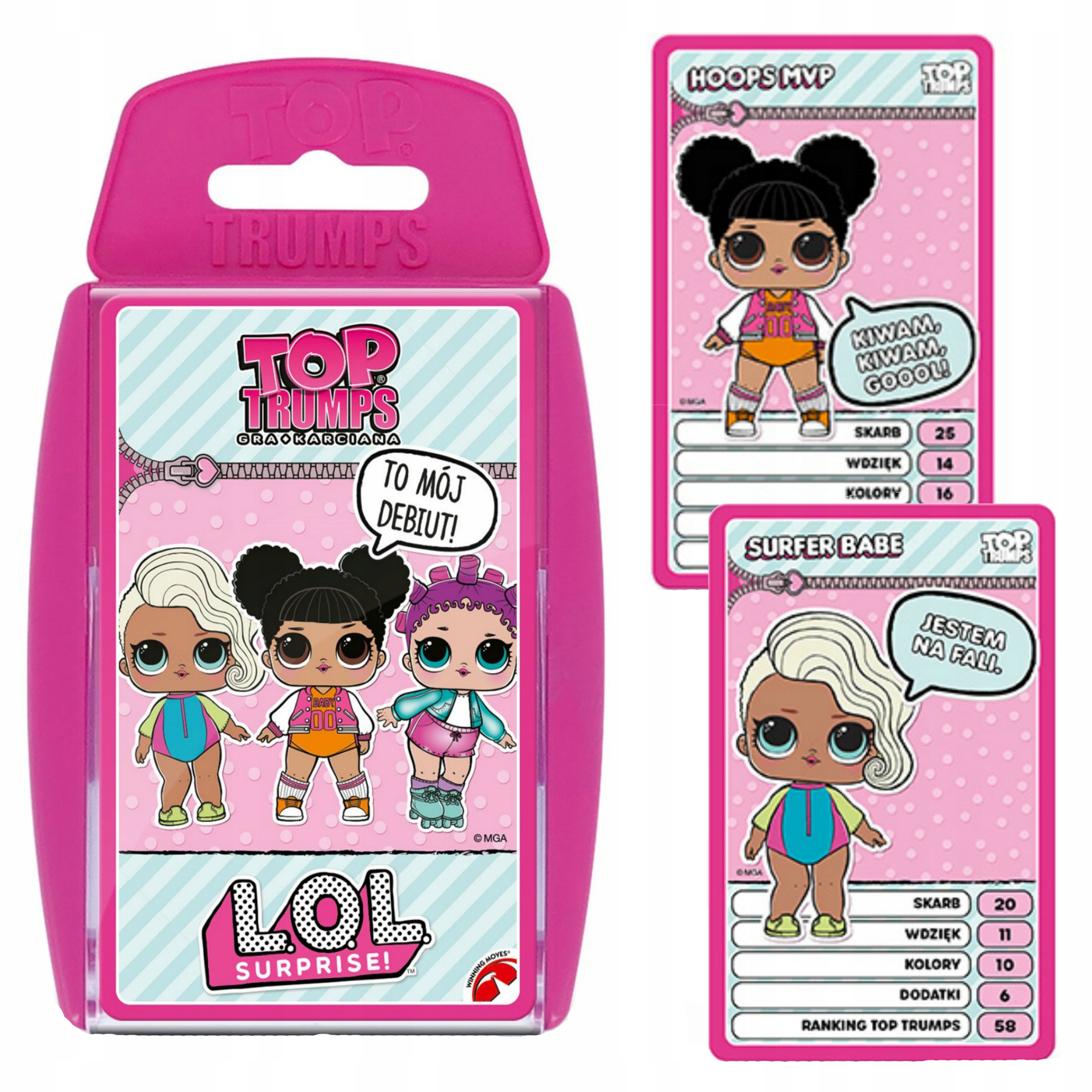 КАРТОЧНАЯ ИГРА КАРТЫ L. O. L SURPRISE TOP TRUMPS LOL