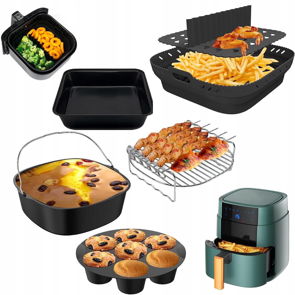 Akcesoria Do Frytkownicy Cosori Air Fryer Zestaw 11 Elementów