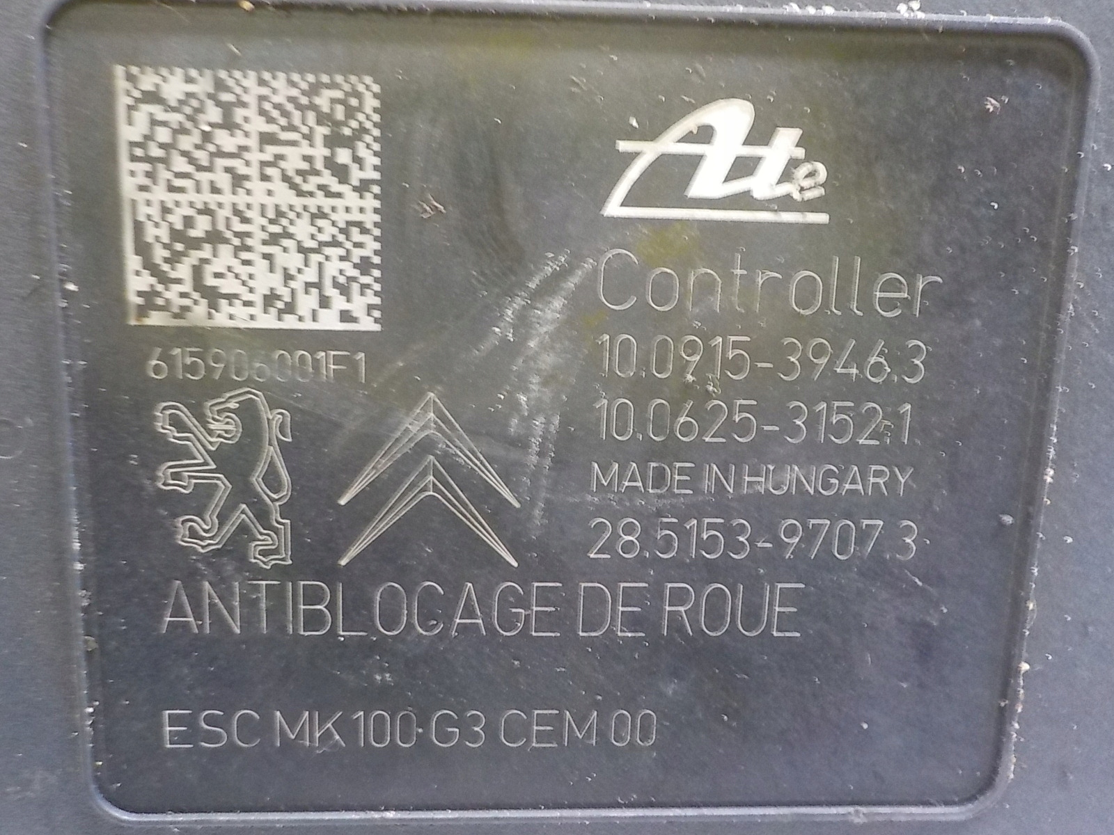 CITROEN C4 e Pompa ABS 9814482680 10.0220-0674.4 10.0915-3946.3