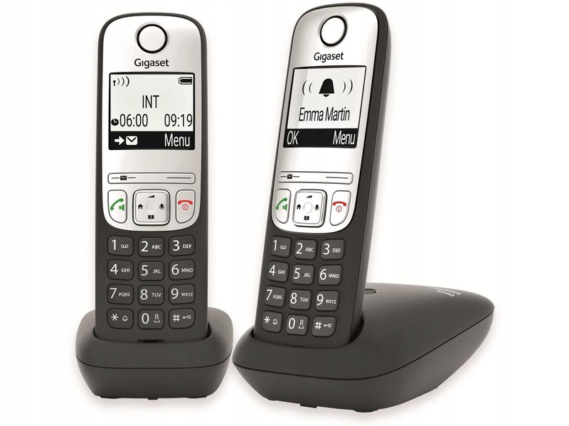 Telefon GIGASET A690 Duo Czarno-srebrny