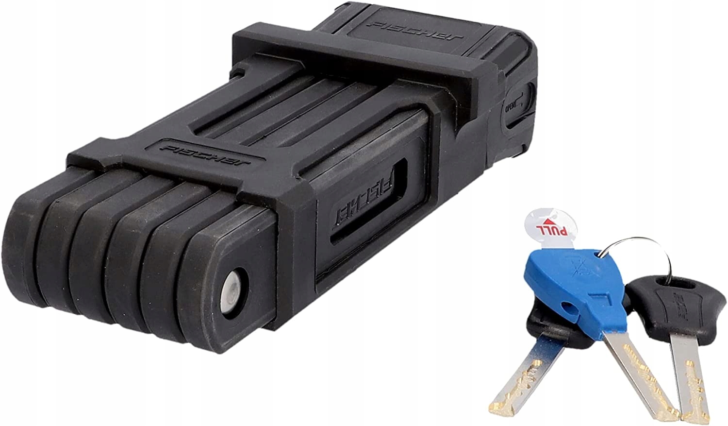 Zabezpieczenie rowerowe zapięcie składane Fischer Protec Plus