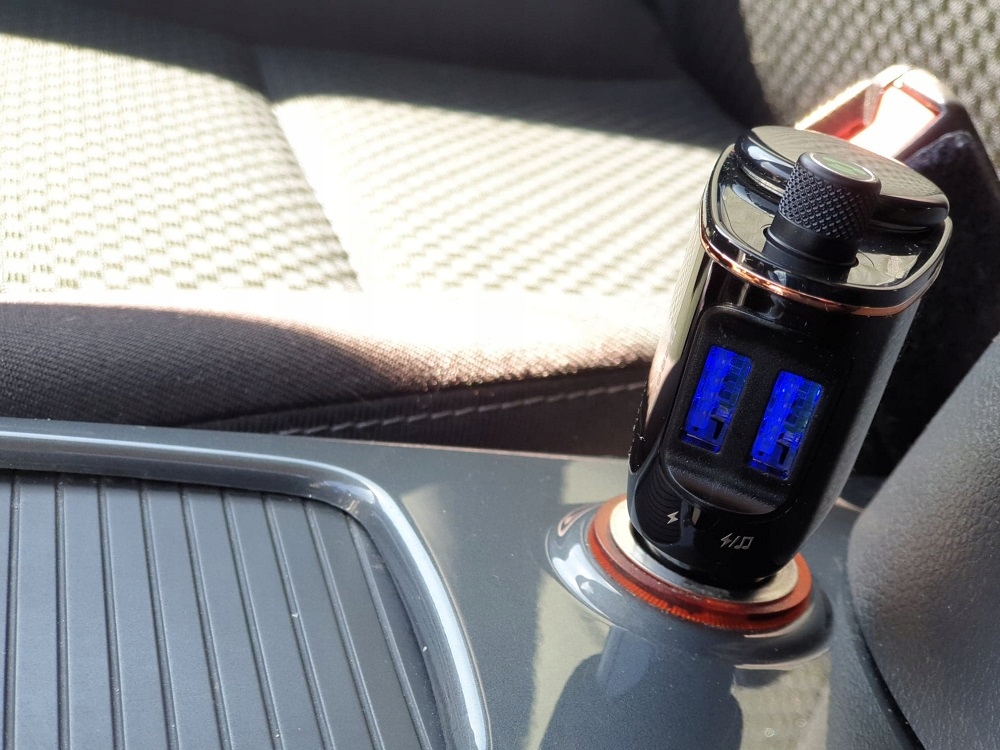 Transmiter FM 2xUSB do XIAOMI REDMI 7 Marka Baseus