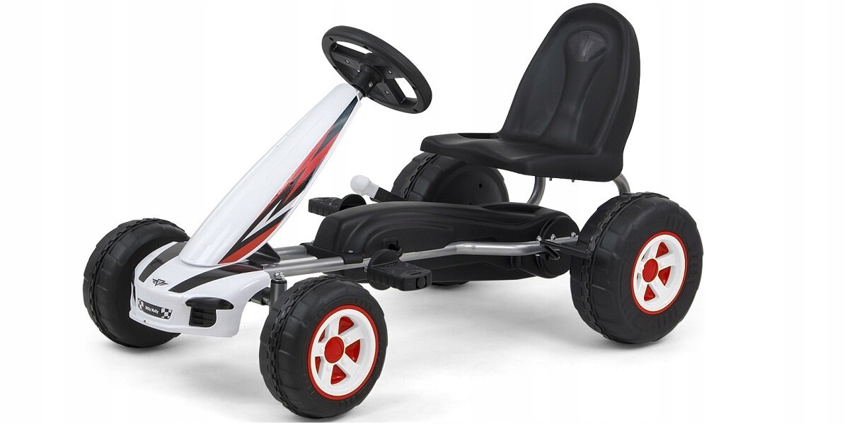 

Gokart Na Pedały Dla Dzieci Dragon Coil Biały