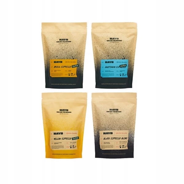 Hayb Dark Espresso Starter Pack 4 x 250g