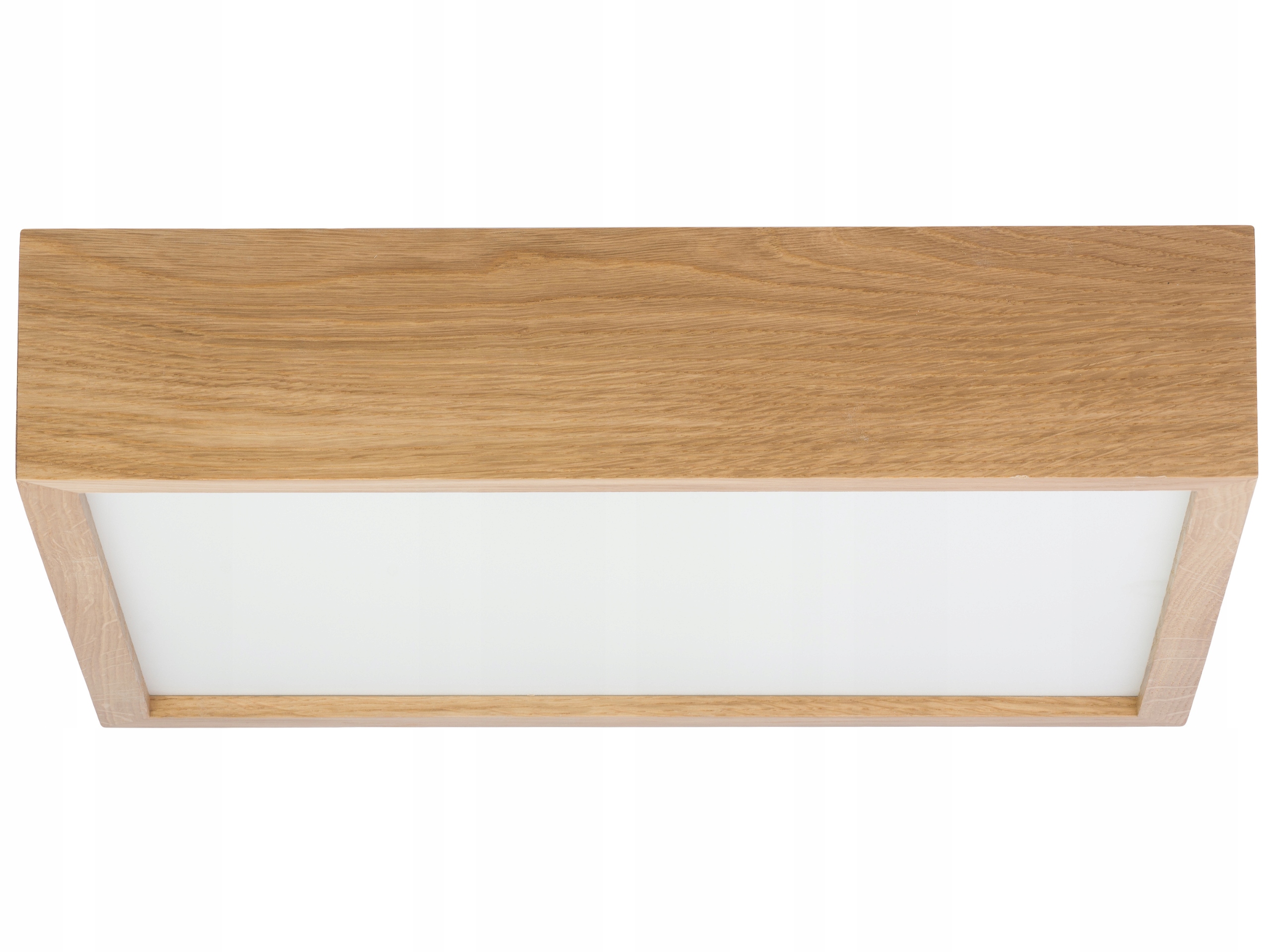 Stropná lampa Leja štvorcová 385 mm Dub do obývačky, kuchyne, kúpeľne, Štýlová