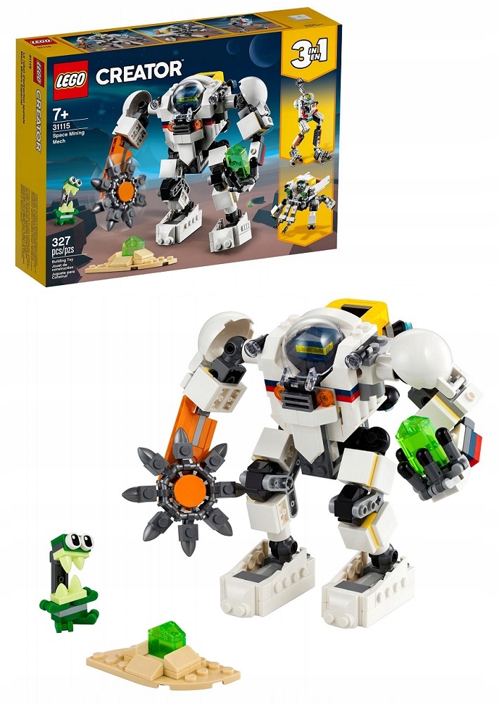 KLOCKI LEGO CREATOR 31115 KOSMICZNY ROBOT GÓRNICZY