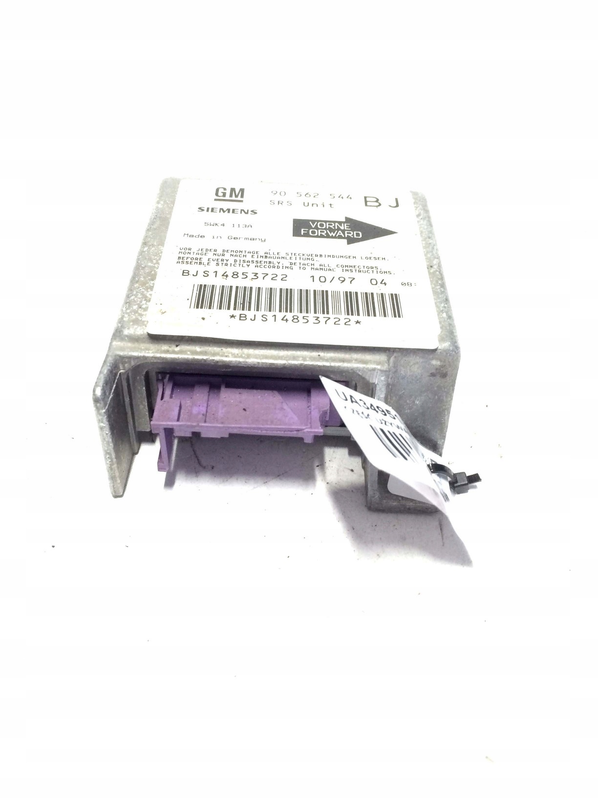 modulo SENSOR airbag OPEL ASTRA F 90 562 544