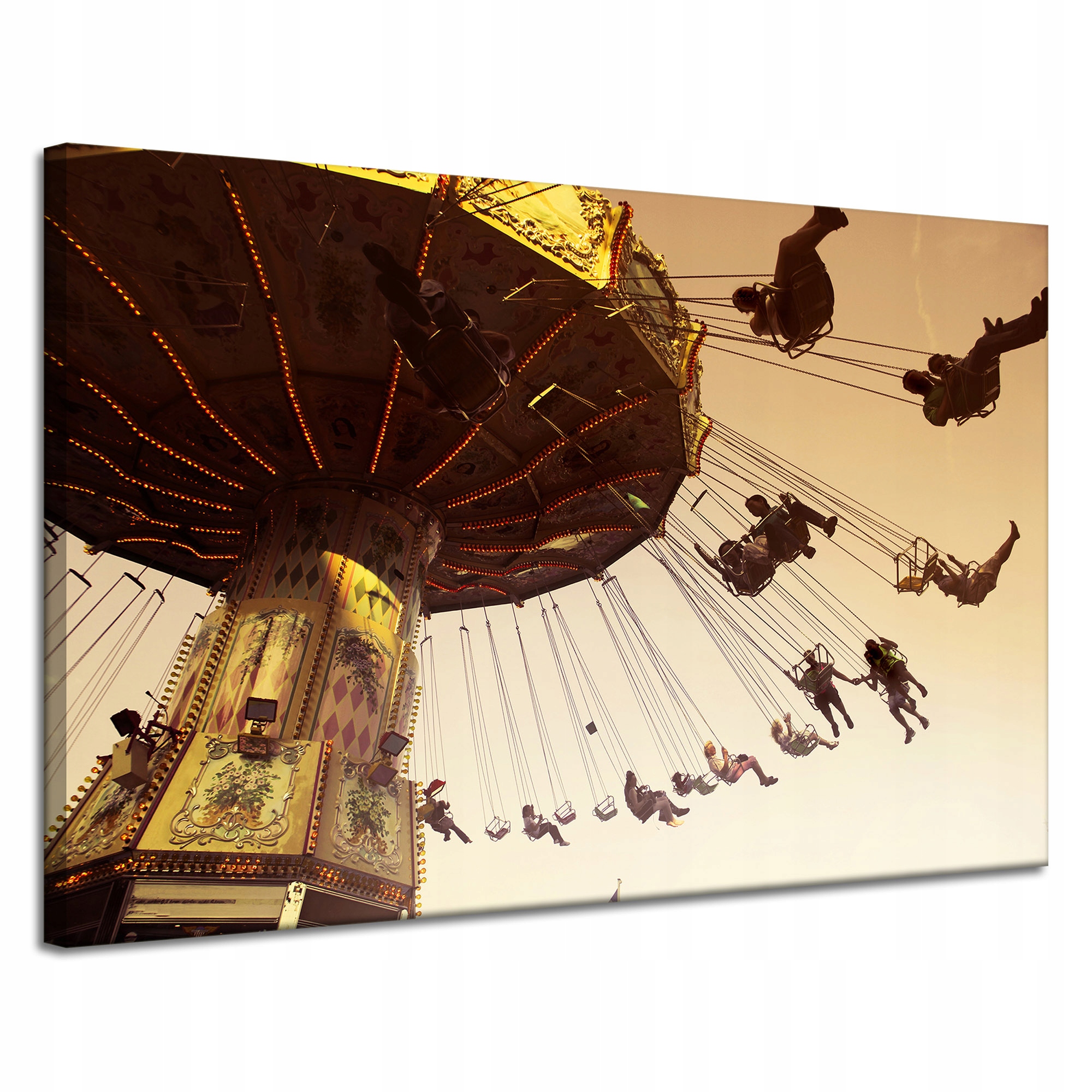 Obraz Canvas Lidé Kolotoč Zábavní park 120x80