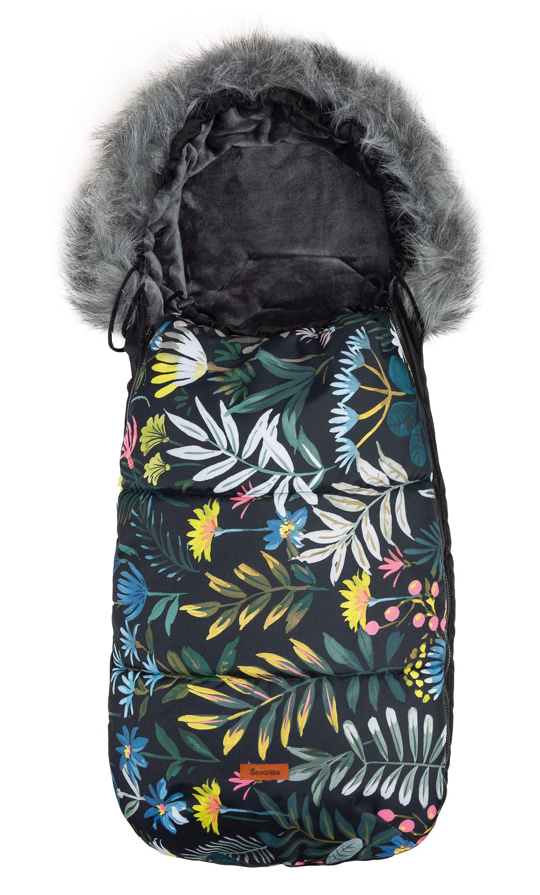 ŚPIWÓR ŚPIWOREK do wózka do sanek OLAF kwiaty wzór