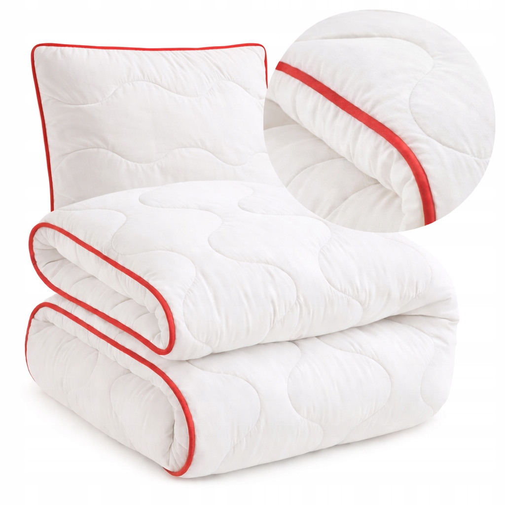 Přikrývka 160x200 cm Polštář 70x80 cm celoroční, lehká, antialergická Polsko