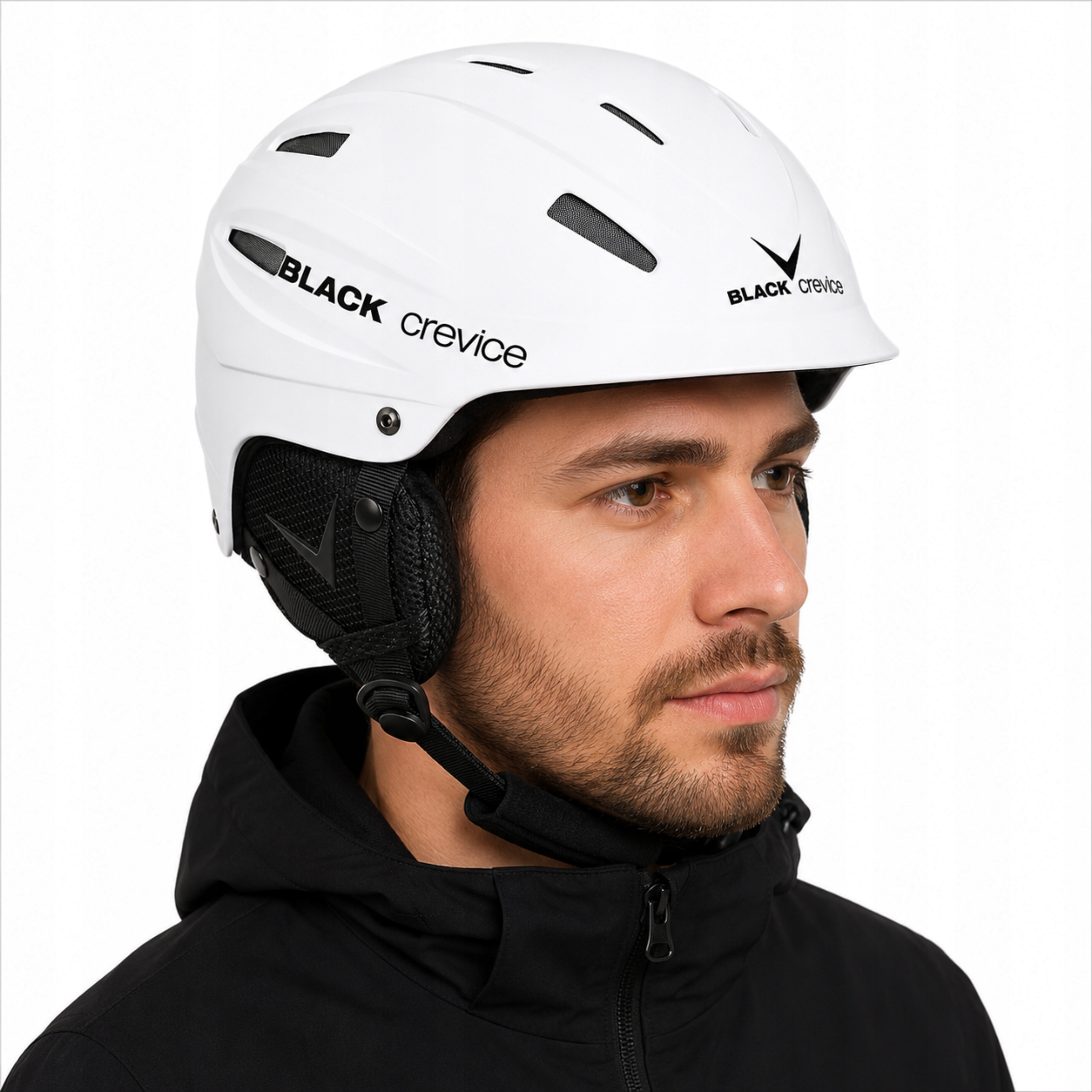 Lyžařská přilba Black Crevice Ischgl Bílá L 60-62 cm Snowboardová