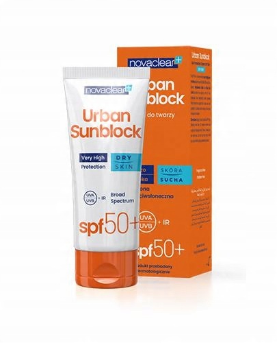 

Novaclear Urban Sunblock Krem ochronny SPF50+ 40ml