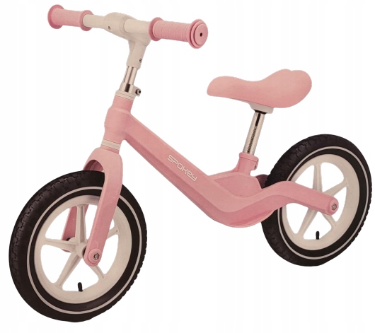 Rowerek biegowy dla dziecka różowy Spokey 3-6 lat lekki 89x30x55 cm