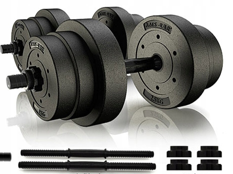 HANTLE 20KG ZESTAW 2X10KG TRENING SIŁOWNIA FITNESS Rodzaj bitumiczne