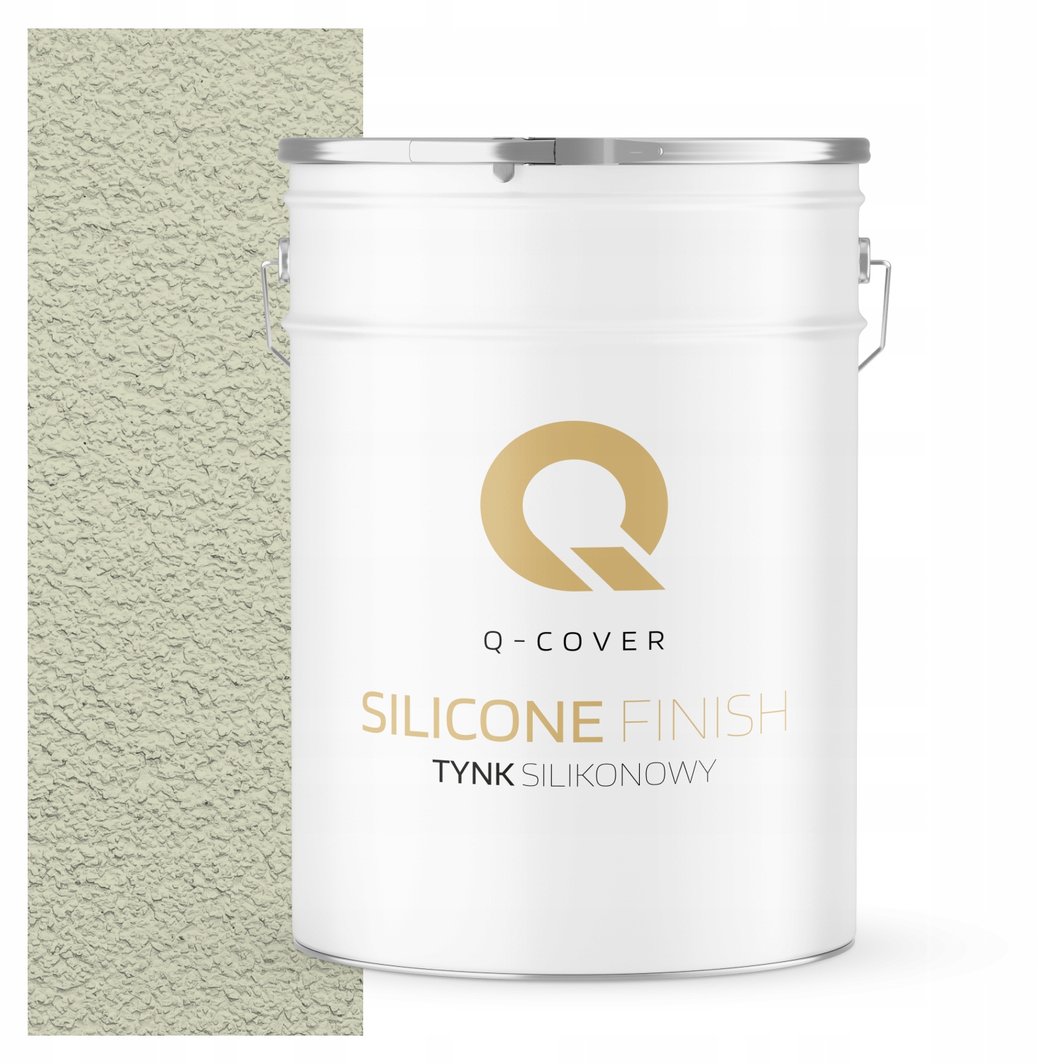 Silikonová Fasádní Omítka Bílá W Zelená 25 Kg Granulace 1.5 mm F481