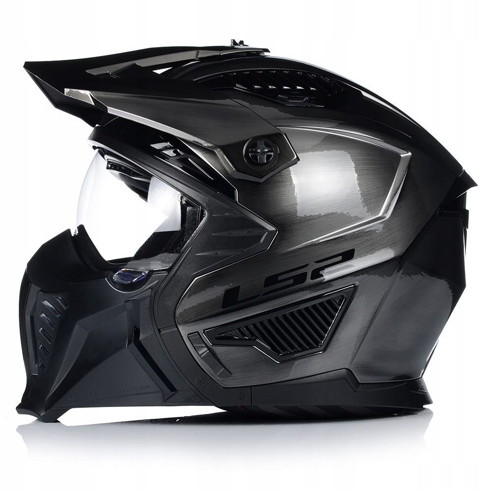 KASK MOTOCYKLOWY 4w1 LS2 OF606 JEANS ODPINANA SZCZĘKA + DASZEK + 2x SZYBA Model OF606 Drifter