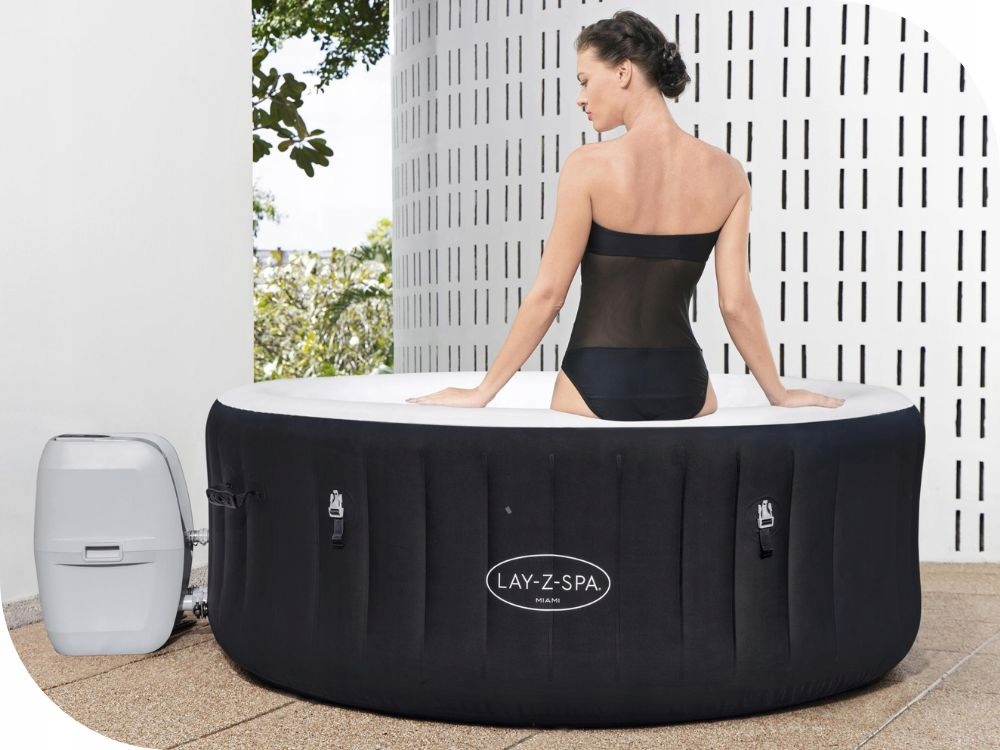 Dmuchane Ogrodowe Spa Hydromasaż Bestway Miami 4 osobowy FULL MODEL 2024 Liczba miejsc 4