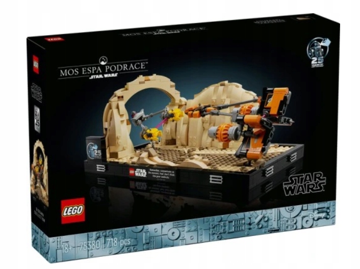 Lego 75380 Star Wars Diorama Závod Závodníků V Mos Espa