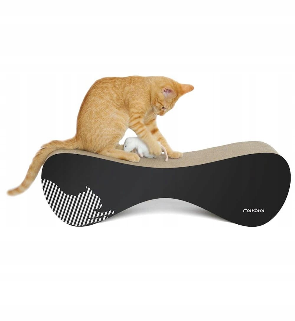 Levně Drapak Pro Kočky Kartonový Velký Pelíšek 71x21x25 cm Mykotty