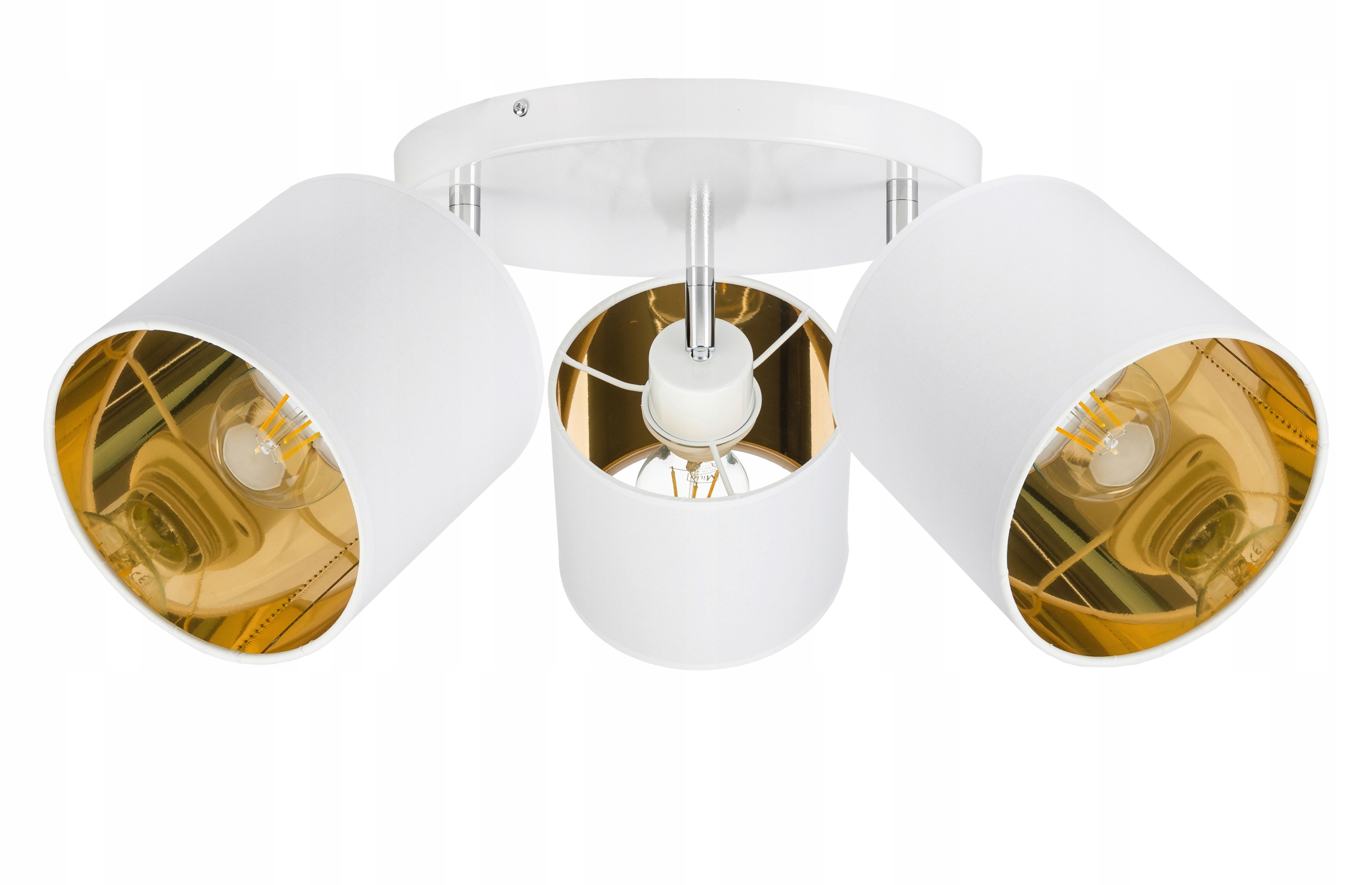 Lampa stropní svítidlo pohyblivý lustr sufiová Abażur zlatá