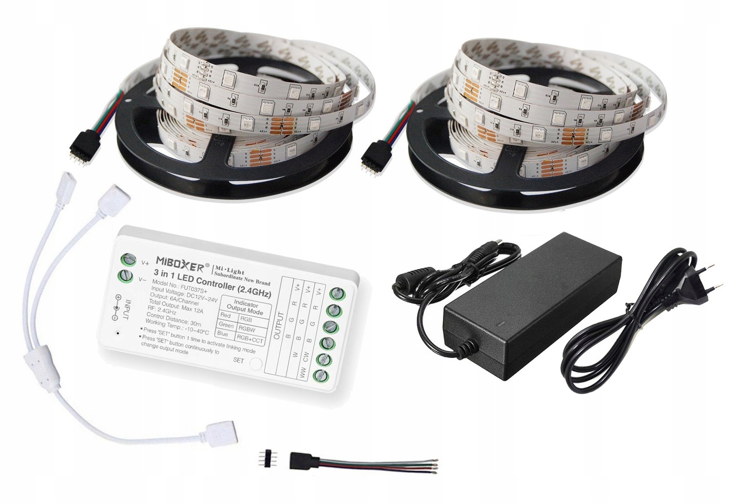 Zónový Set pro FUT037 Mi-Light Led 10 m Rgb Bílá Páska 5050