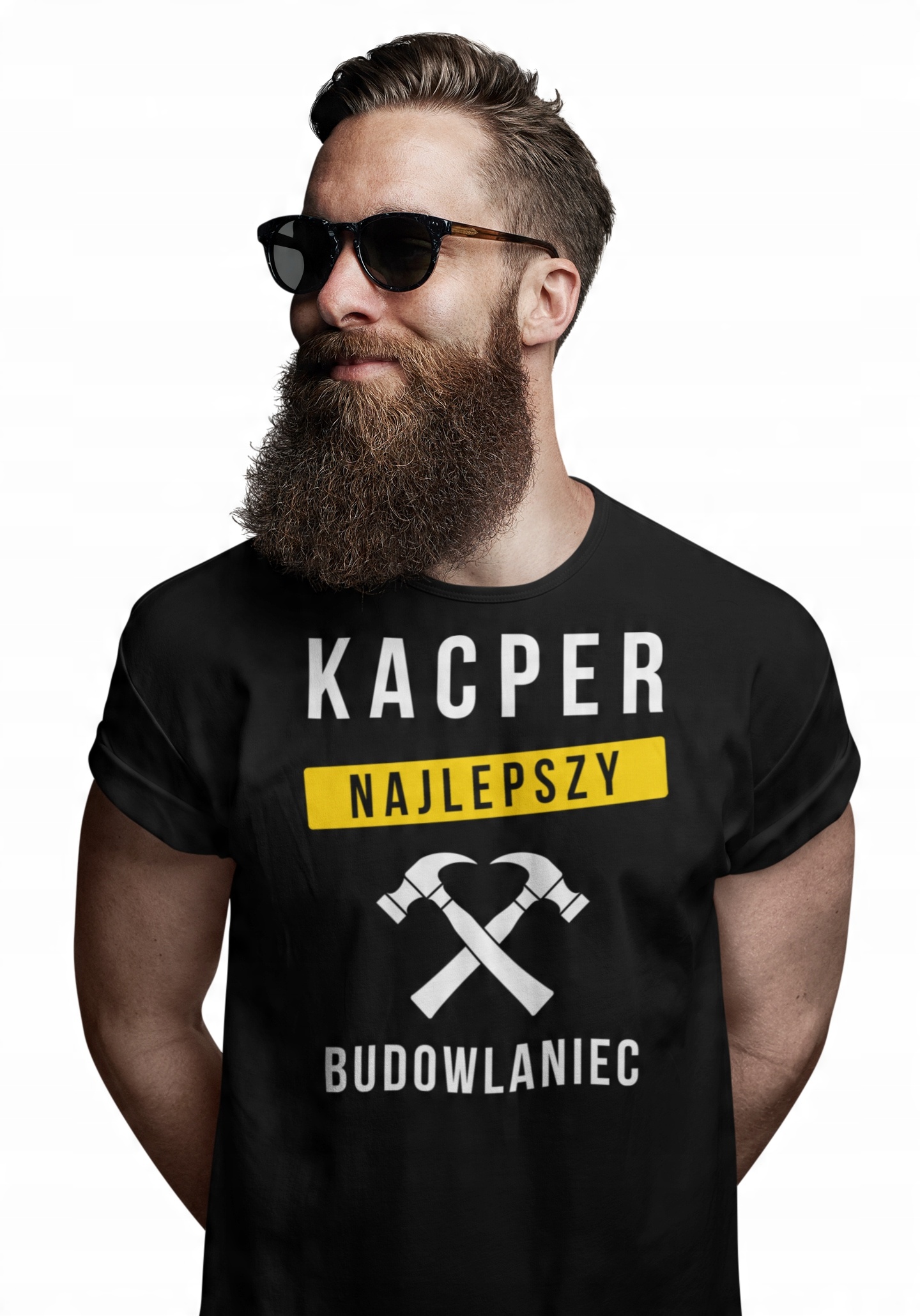 

Koszulka Budowlaniec Najlepszy Prezent + Imię
