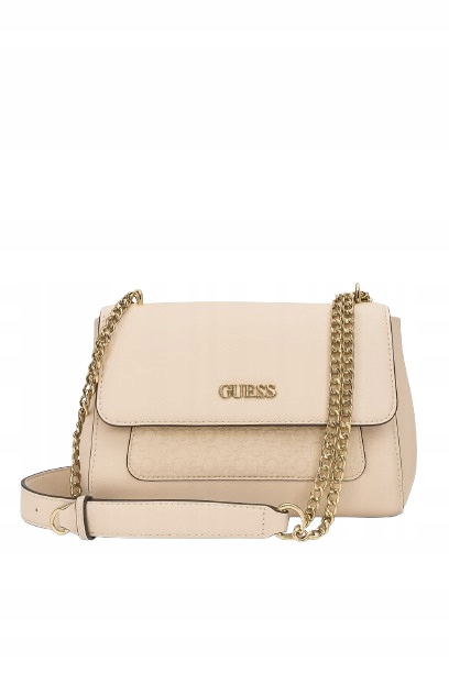 Guess Dámská Klasická Béžová Kabelka S Logem Gme