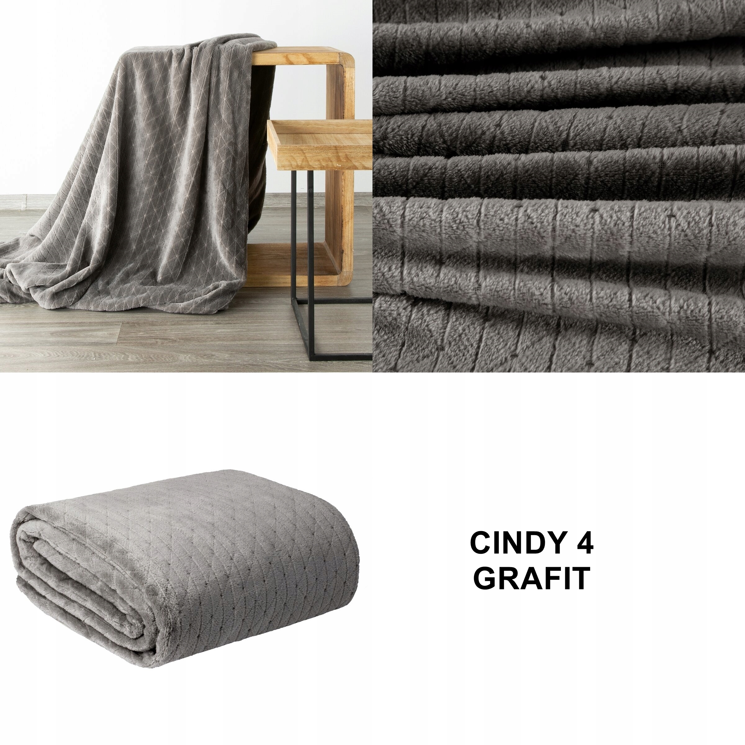 KOC MIKROFIBRA 150X200 NARZUTA NA ŁÓŻKO MIĘCIUTKA Materiał wykonania inny