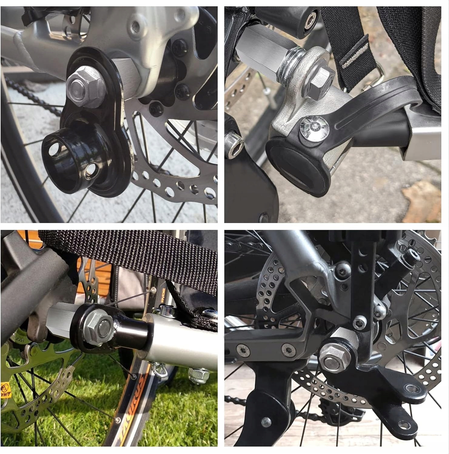 ADAPTER OSI ROWEROWEJ STAL NIERDZEWNA ZWIĘKSZAJĄCA ODLEGŁOŚĆ PRZESTRZENNĄ Przeznaczenie części