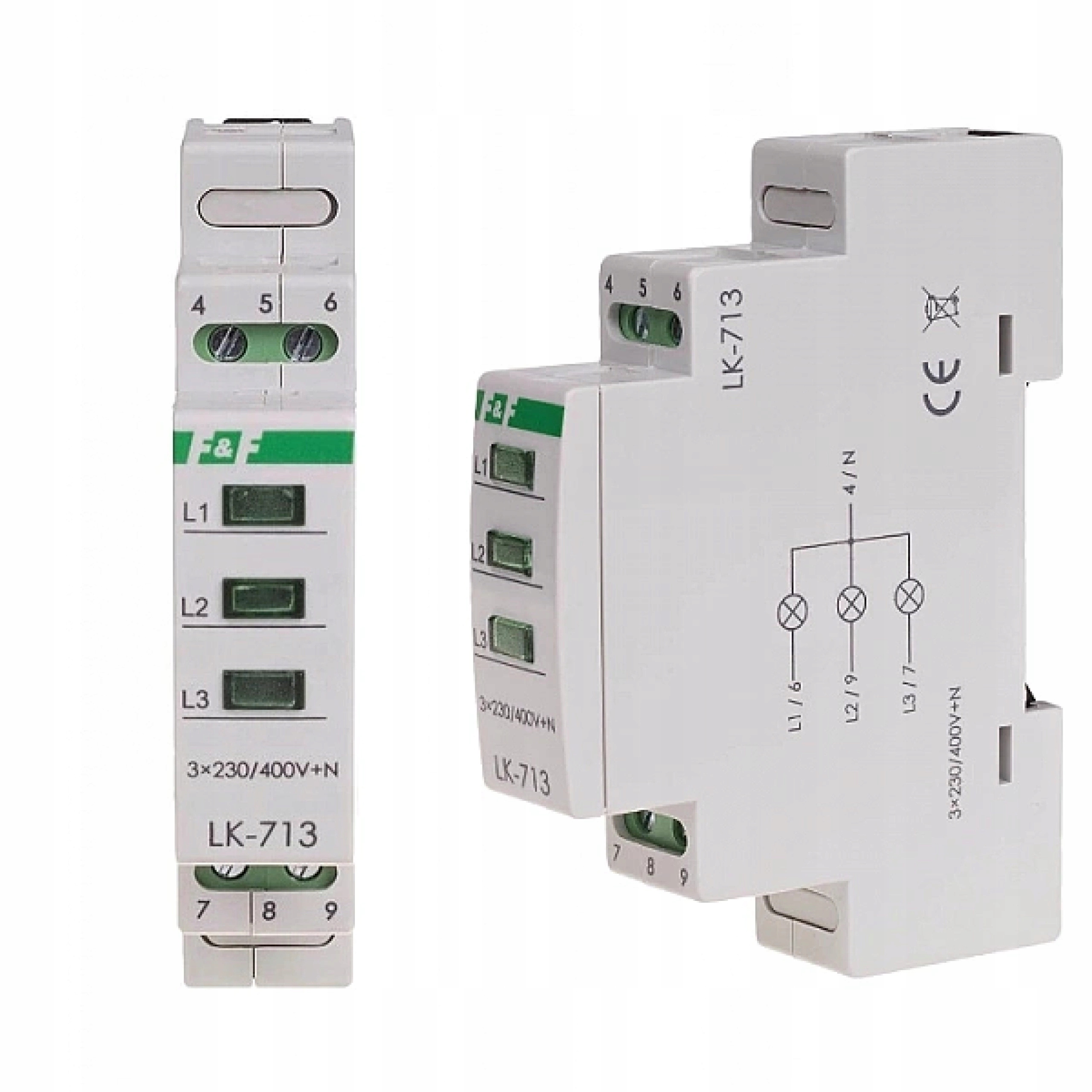 

F&f Lampka Sygnalizacyjna Kontrolka LK-713G