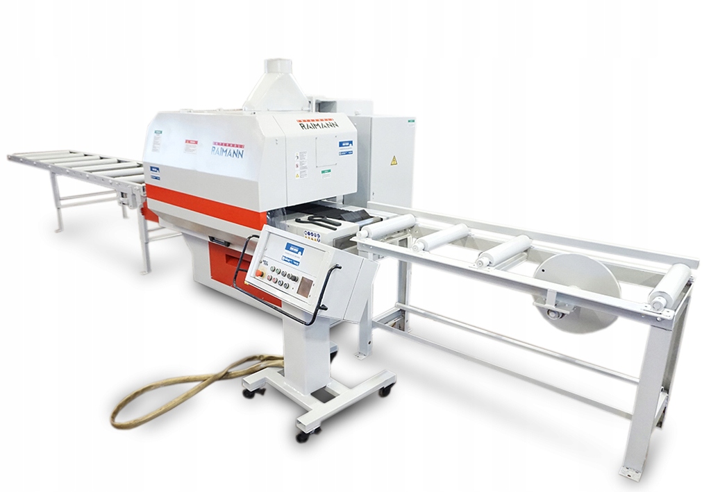 WIELOPIŁA GĄSIENICOWA PILARKA WIELOPIŁOWA RAIMANN KS230 30kW 2-STOŁY