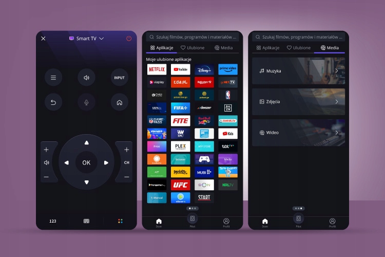 Telewizor Kruger&Matz 43" FHD smart DVB-T2/S2 H265 Hevc VIDAA + KABEL HDMI Smart TV inny system producenta