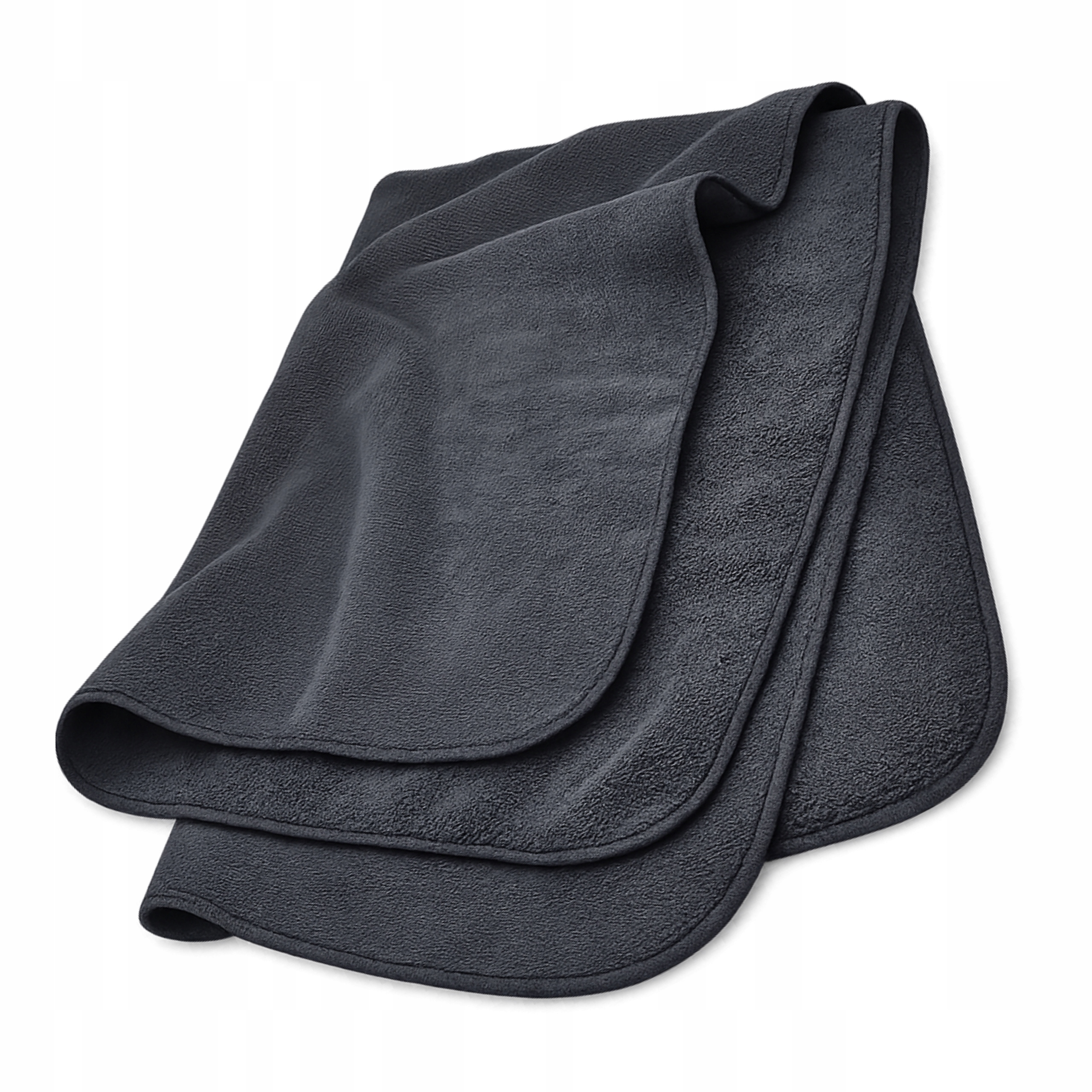 Fluffy ręcznik z mikrofibry 500 gsm do osuszania auta 90x60 cm czarny