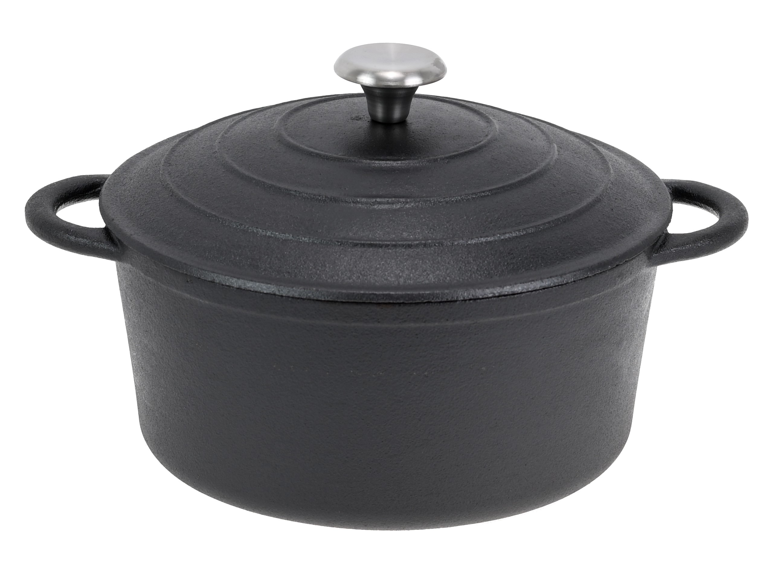 

Garnek Żeliwny 4,6L Kociołek Ciężki Brytfanna 26cm
