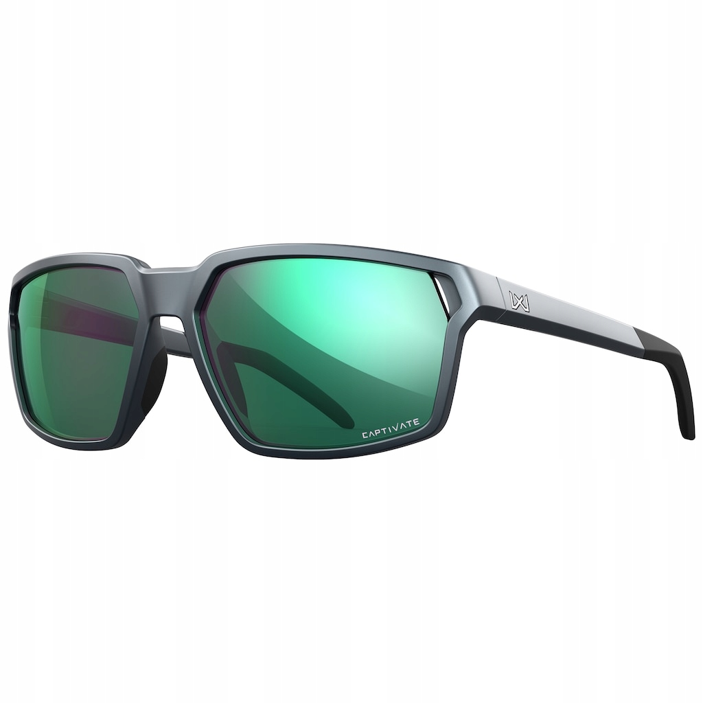 Brýle Wiley X Sierra Captivate Polarized Green Mirror Graphite Frame