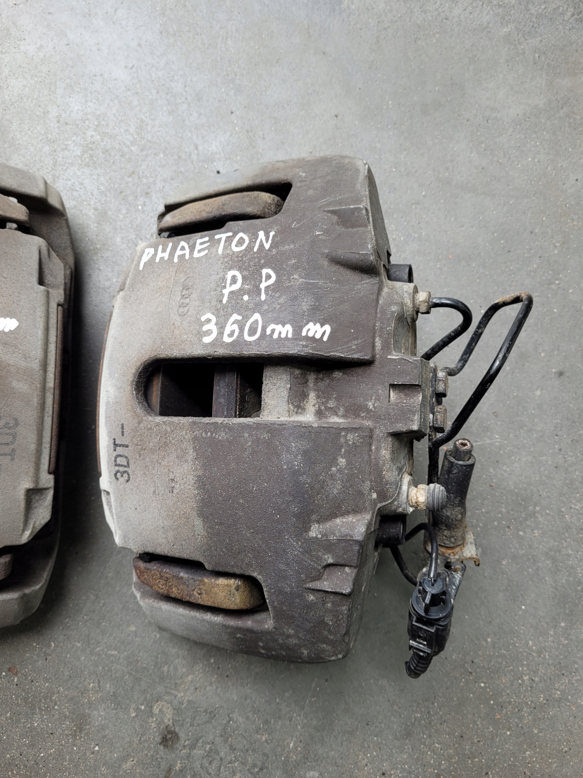caliper front calipers front KOMPLET 360MM PHAETON LIFT 3.0 TDI
