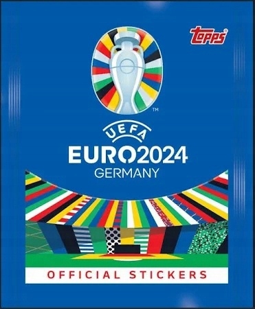 Naklejki piłkarskie Topps: Euro 2024 Booster Pack (1 Naklejka)