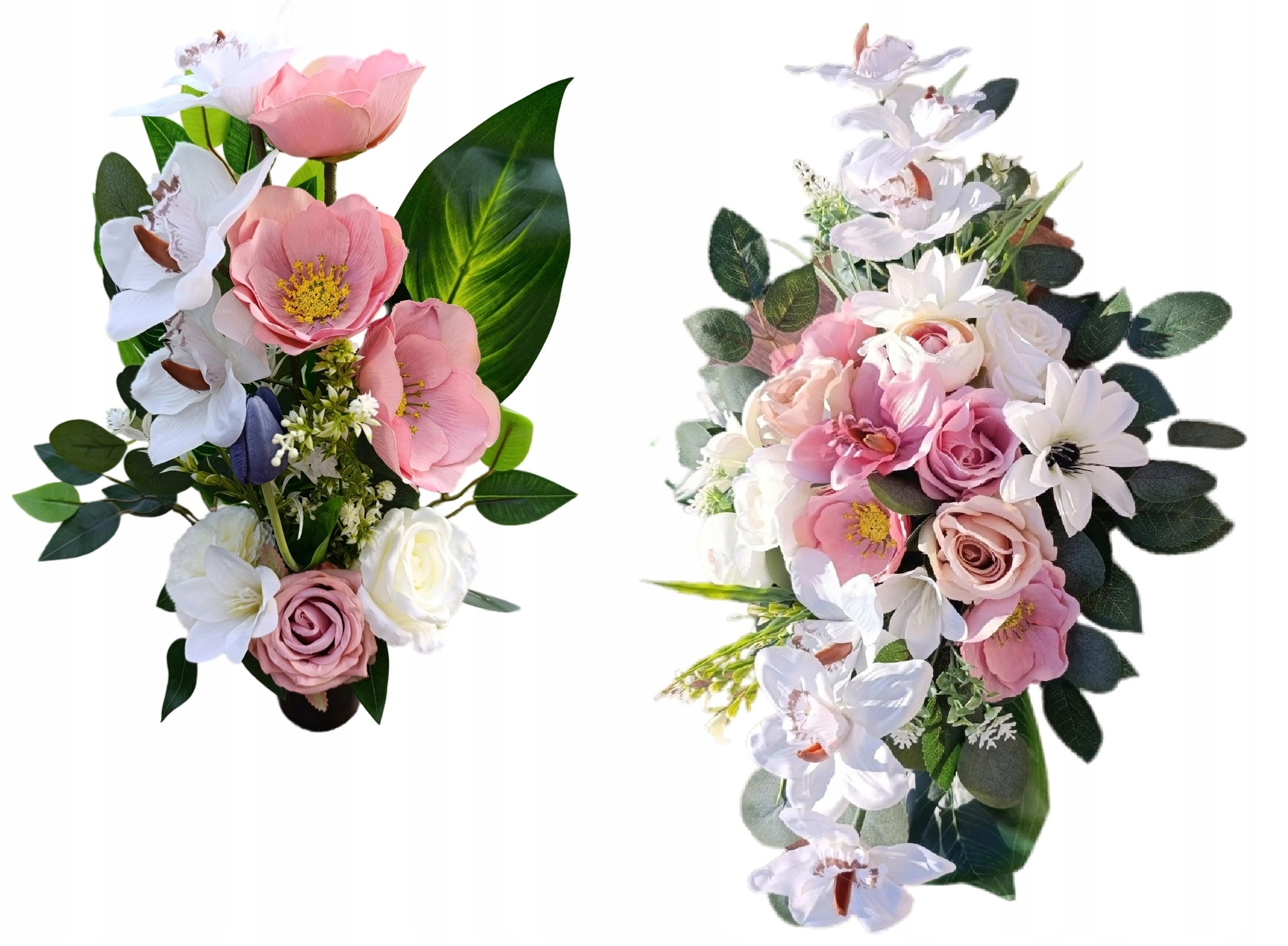 Velikonoční Dekorace Na Hrob Komplet Kytice Umělé Květy Hřbitov Jaro