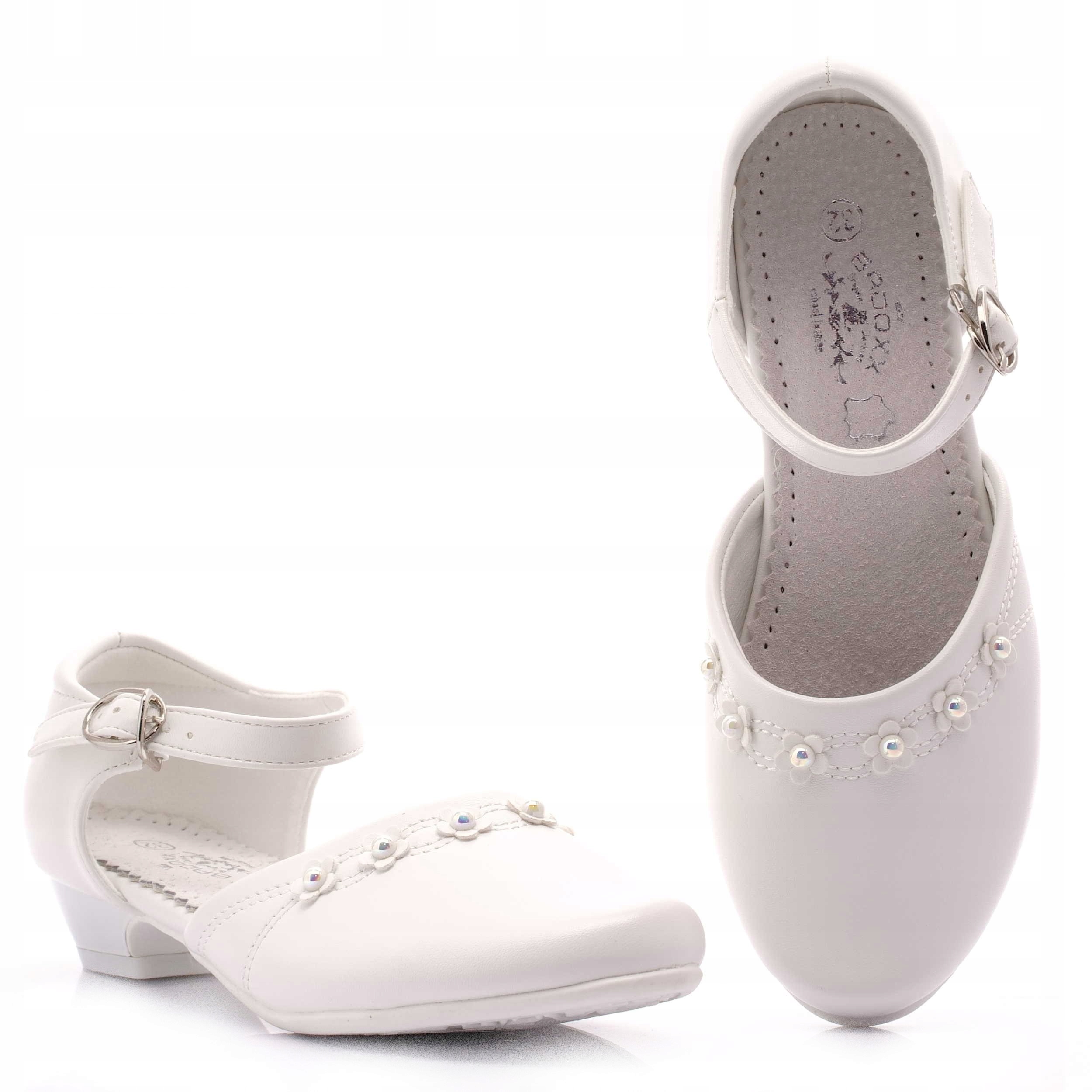 BUTY DZIEWCZĘCE KOMUNIJNE WIZYTOWE KOMUNIA 233 32 Rozmiar 32