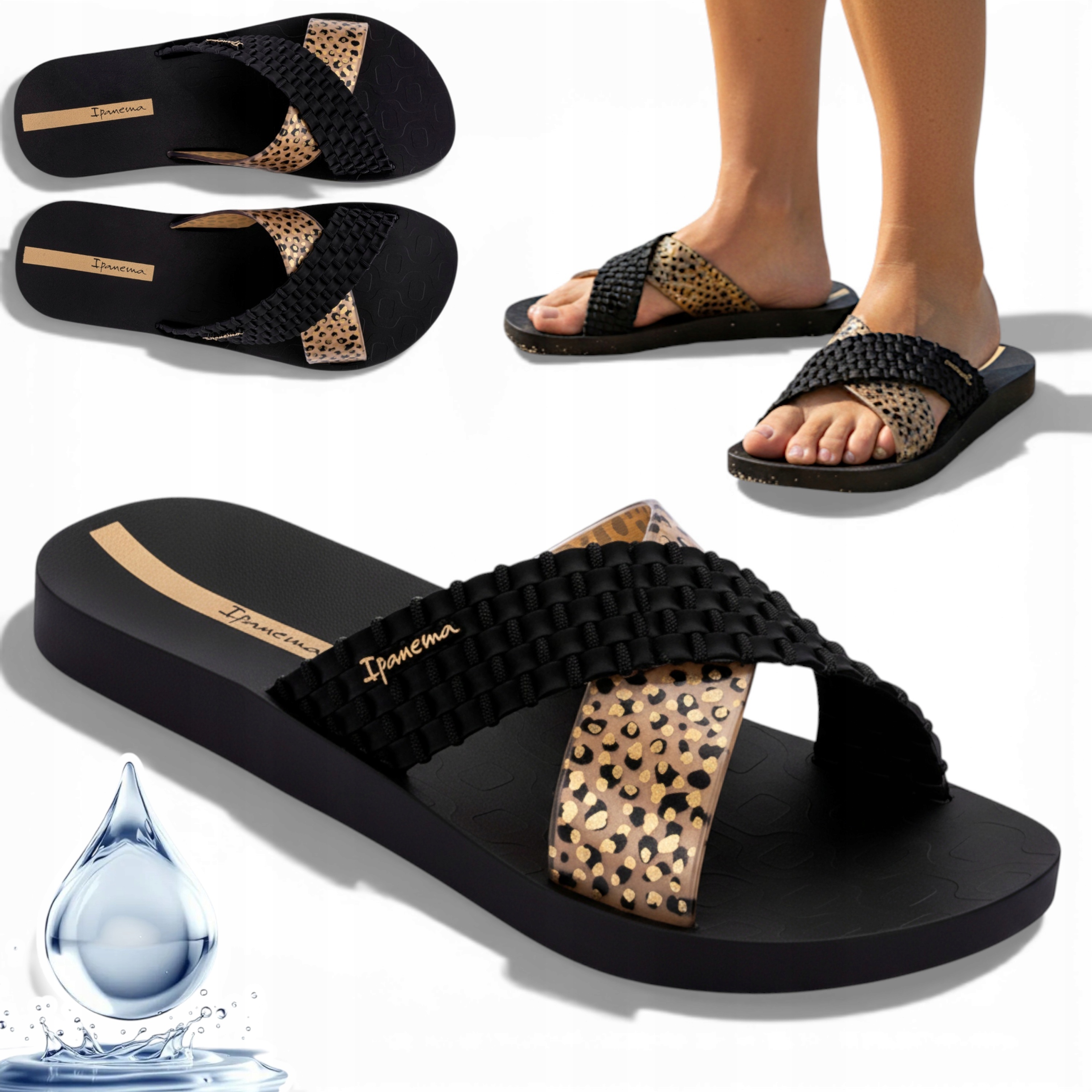 Nazouváky 38 Ipanema na bazén Pláž Lehké Pohodlné Elastické