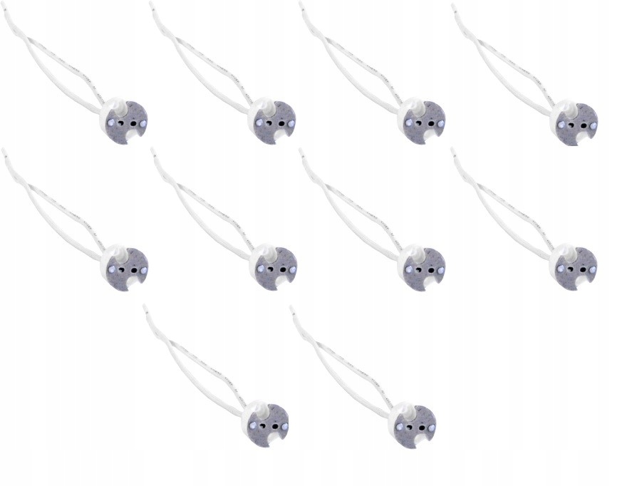 

10x Oprawek Gniazd MR16 G4 G5.3 12V Z Przewodem K