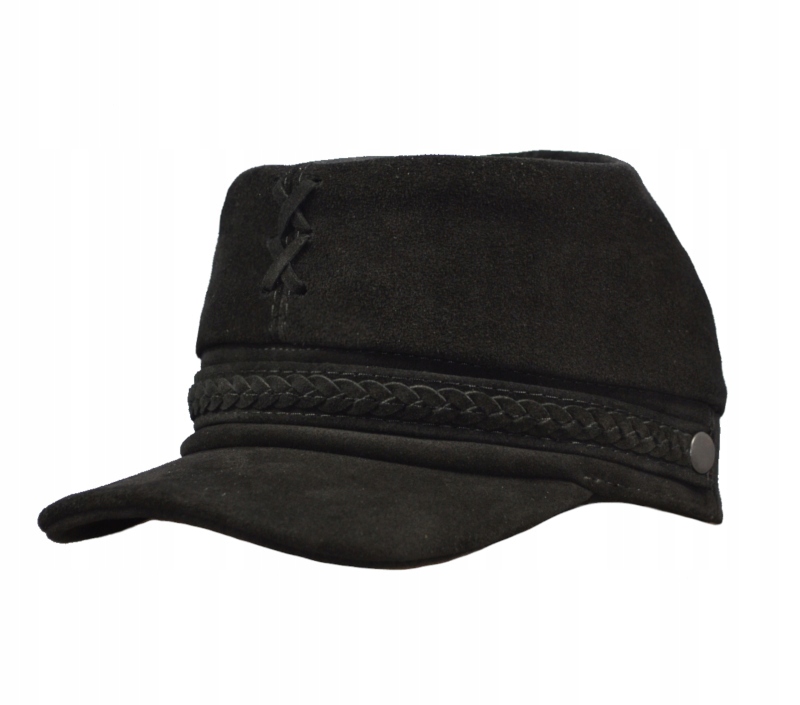 Čepice čepice Confederate Výrobce černá, semišová, pl Witleather