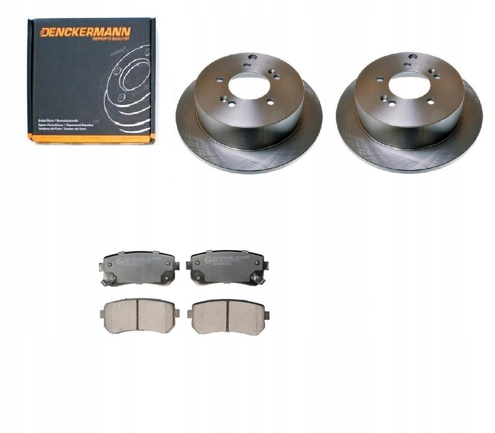 Kotouče Kostky Sportage 2010- 4X4 Zadní 284mm sada