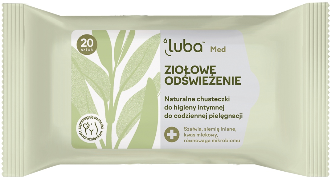 

Chusteczki do higieny intymnej Ziołowe Odświeżenie