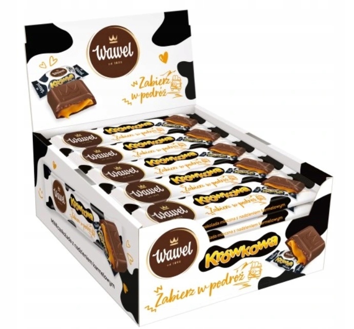 Levně 30 x 39 g Wawel Mini čokoláda Kravková Karton