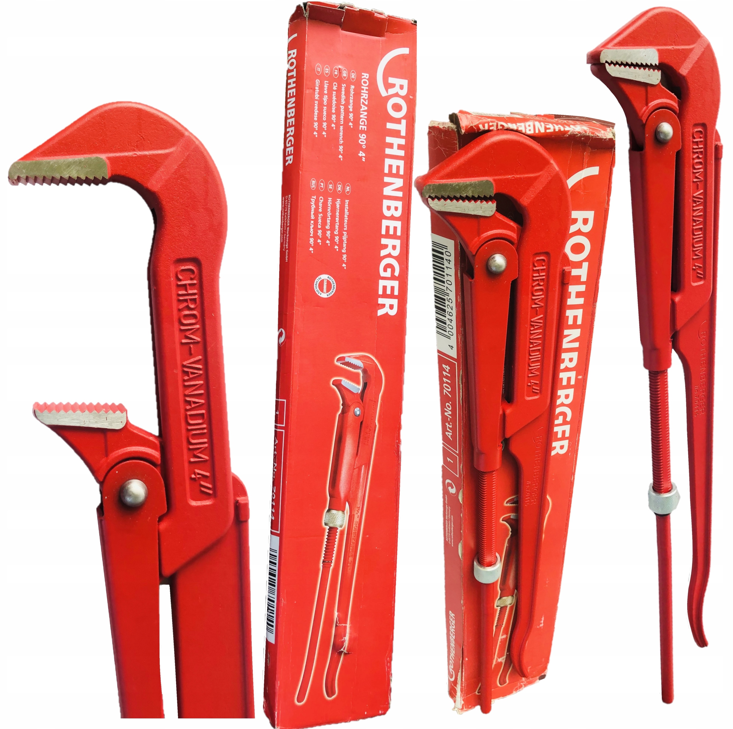 ROTHENBERGER Klucz nastawny do rur 4” XXL