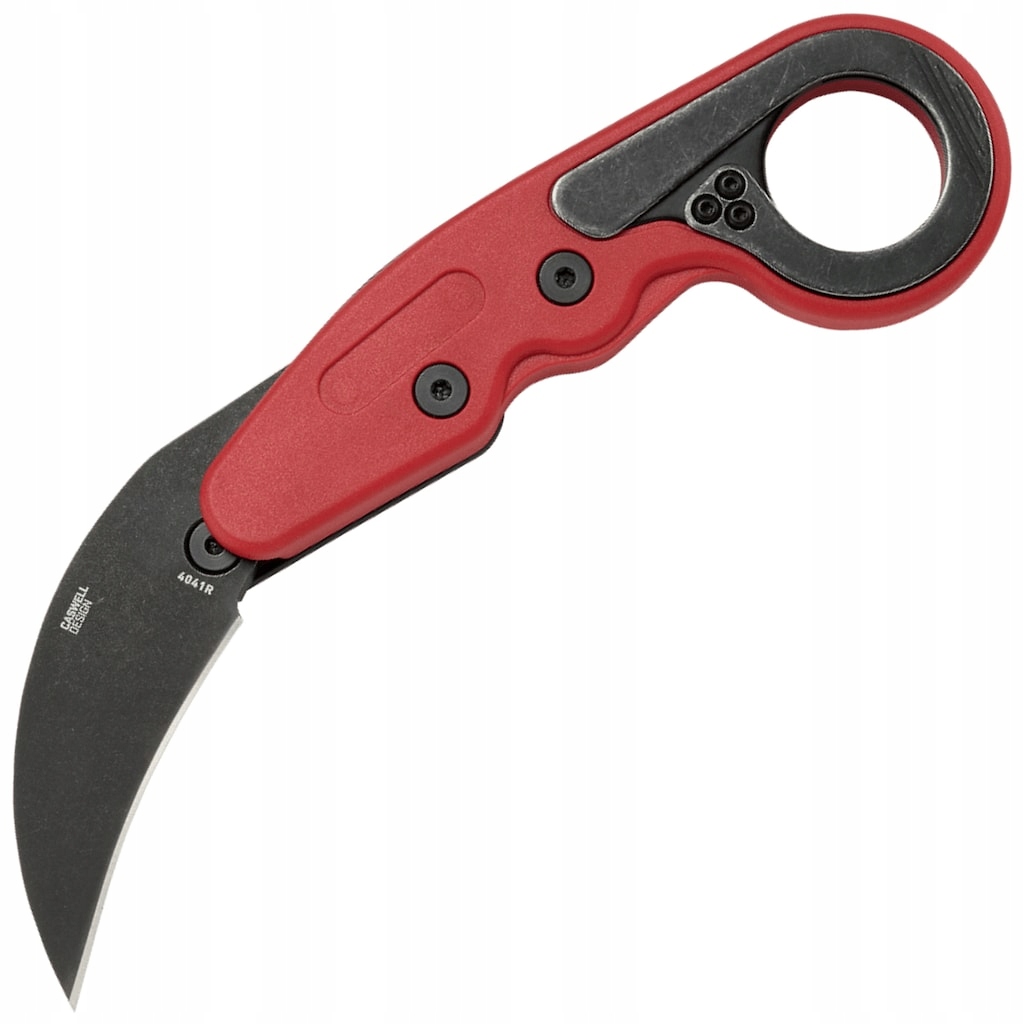 Zavírací Nůž Edc Crkt Provoke 1.4116 Grivory s klipem červený
