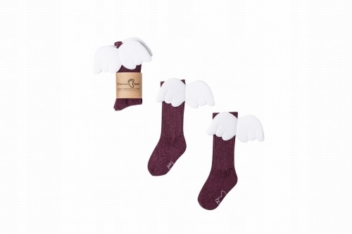 

Mama's feet Podkolanówki Aniołek Śliwkowy 0-1 lat