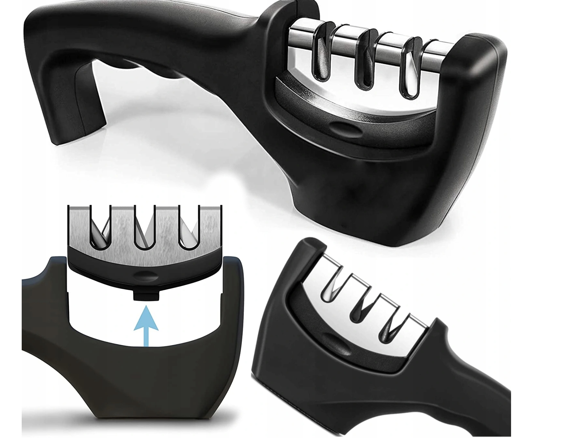 OSTRZAŁKA DO NOŻY KUCHENNYCH OSEŁKA TRÓJFAZOWA 3w1