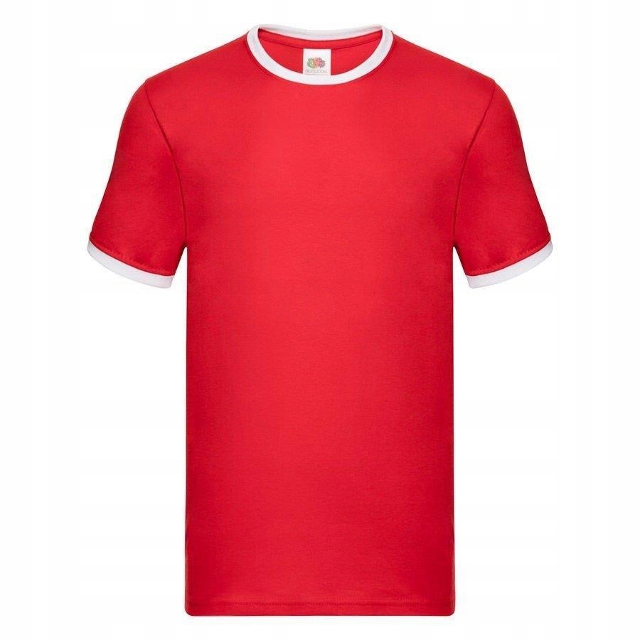 

Męska koszulka T-shirt Fruit Ringer czerw/biał 3XL